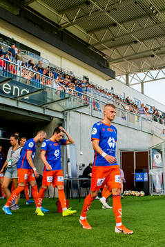 David Kristjan Olafsson of Aalesund at half time