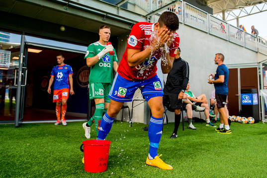 David Tavakoli of Skeid at half time