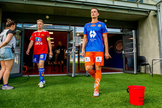 Jonas Grønner of Aalesund at half time