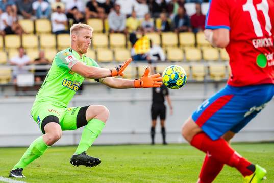Falkenbergs målvakt Hampus Nilsson