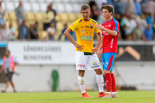 Falkenbergs John Björkengren och Helsingborgs Max Svensson