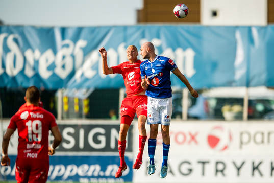 Kristoffer Ramos Barmen of Brann and Magnus Blakstad of
