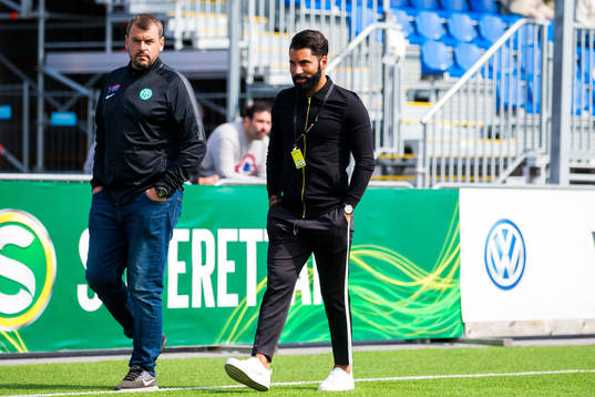 Västerås tränare Thomas Gabrielsson och Stefan Batan
