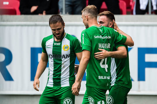 Hammarbys Muamer Tankovic jublar