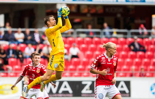Kalmars målvakt Lucas Hägg-Johansson