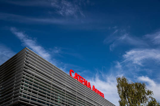 Exteriör av Catena Arena