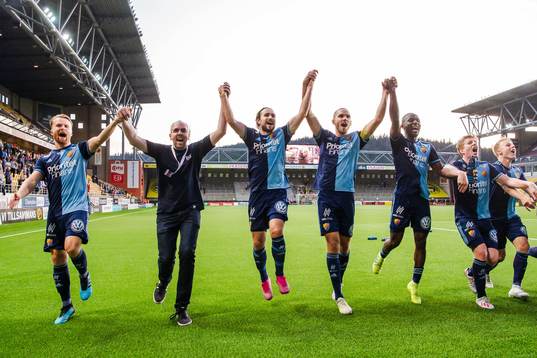 Djurgårdens Jacob Une Larsson, Kevin Walker, Jacob Une