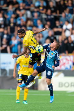 Elfsborgs Rami Kaib och Djurgårdens Nicklas Bärkroth