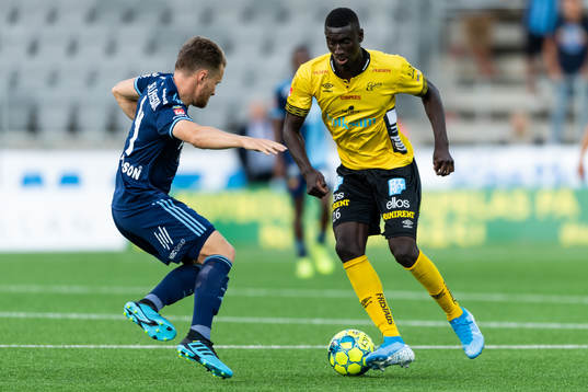 Elfsborgs Marokhy Ndione och Djurgårdens Jacob Une Larsson