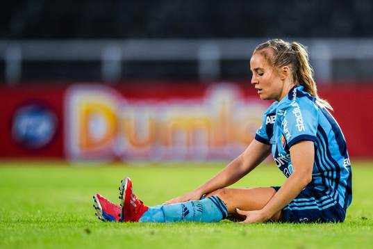 Djurgårdens Irma Helin  deppar