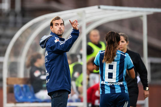 Djurgårdens tränare Joel Ridez