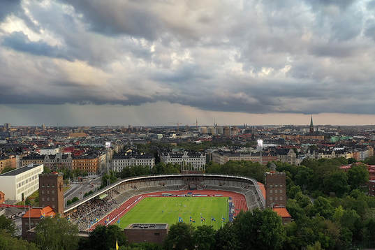 Generell vy över Stockholms stadion