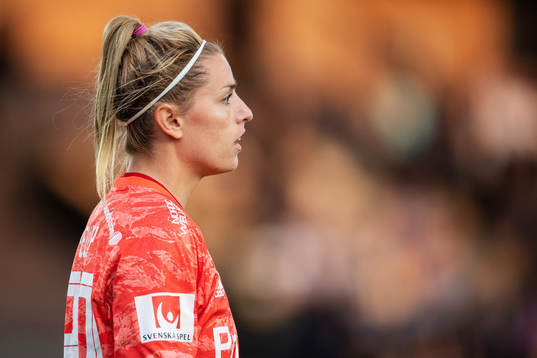 Djurgårdens målvakt Jennifer Pelley