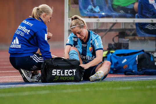 Djurgårdens Stephanie Hana Malherbe skadas