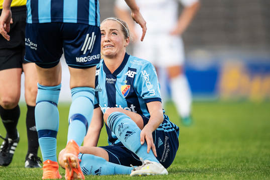 Djurgårdens Stephanie Hana Malherbe skadas