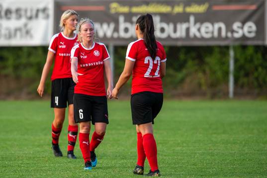 Hittarps Julia Frigell Jansson, Hanna Jönsson och Isabel