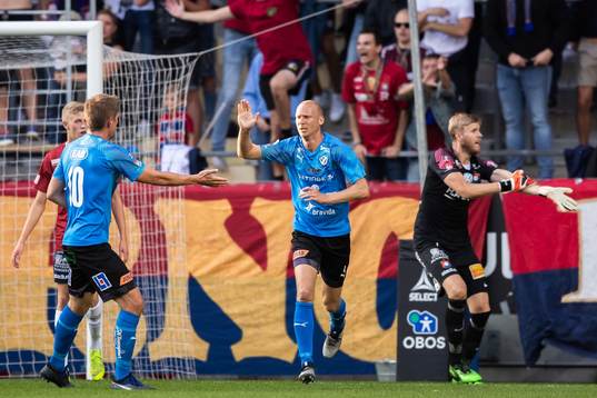 Halmstads Andreas Johansson jublar