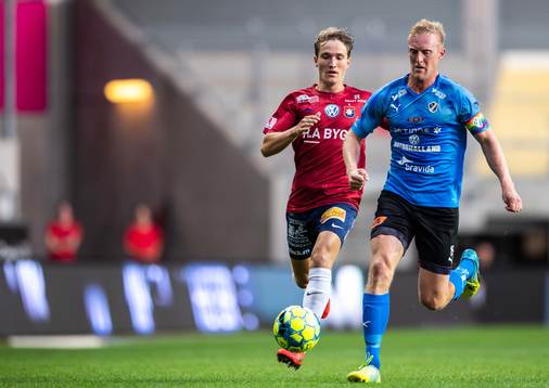 Halmstads Isac Harrysson och Örgrytes Jakob Lindström