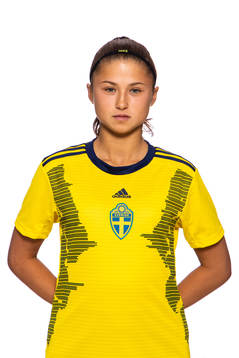 Maja Staffansson i F15/04-landslaget