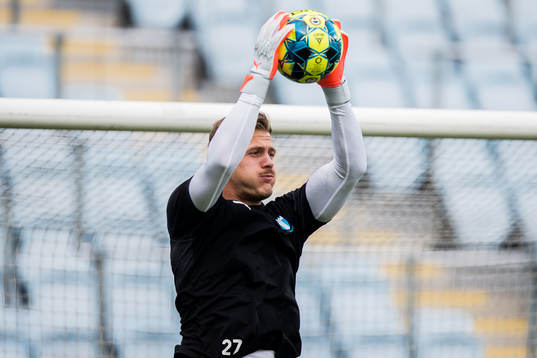 Goalkeeper Johan Dahlin of Malmö FF