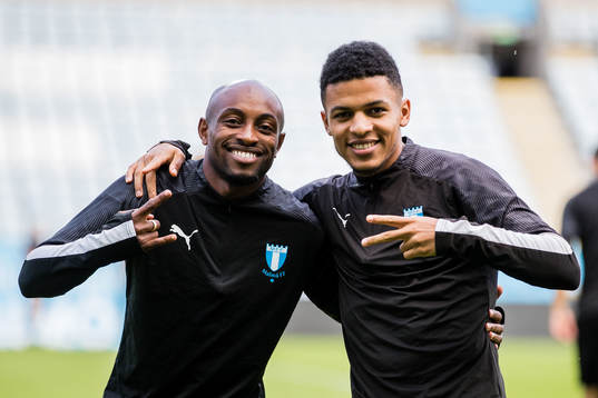 Fouad Bachirou and Romain Gall of Malmö FF