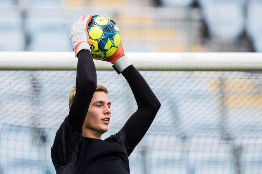 Goalkeeper Mathias Nilsson of Malmö FF