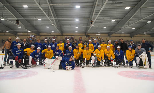 NHL Allstar Team poses for a group shot