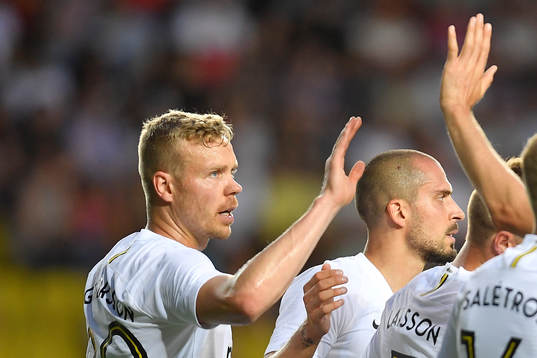 Kolbeinn Sigthorsson of AIK celebrates