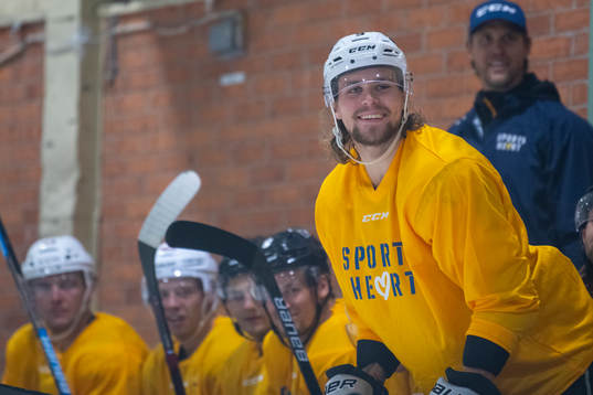 Adrian Kempe of NHL Allstar Team