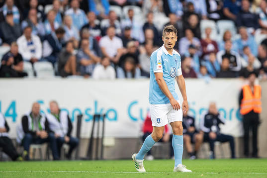 Markus Rosenberg of Malmö FF looks dejected