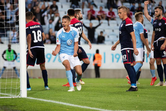 Markus Rosenberg of Malmö FF celebrates