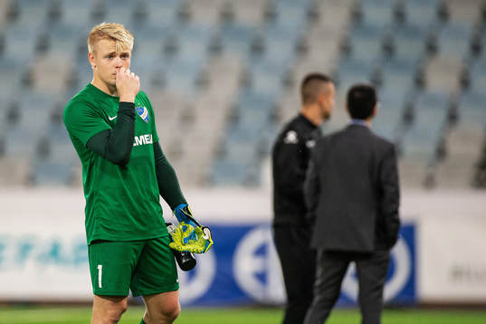 Goalkeeper Isak Pettersson of IFK Norrköping