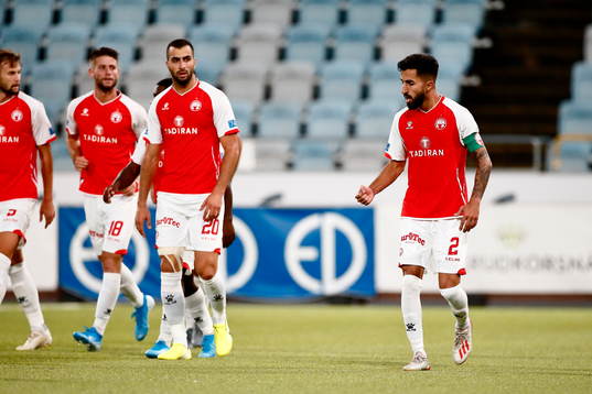 Ben Bitton of Hapoel Beer-Sheva celebrates
