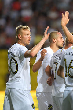 Kolbeinn Sigthorsson of AIK celebrates