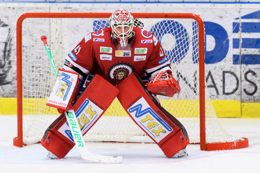 Frölundas målvakt Niklas Rubin