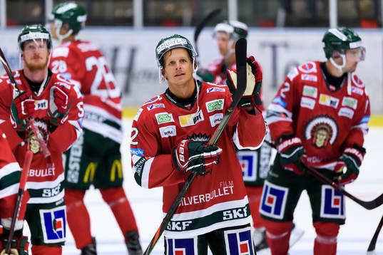 Frölundas Max Friberg tackar publiken