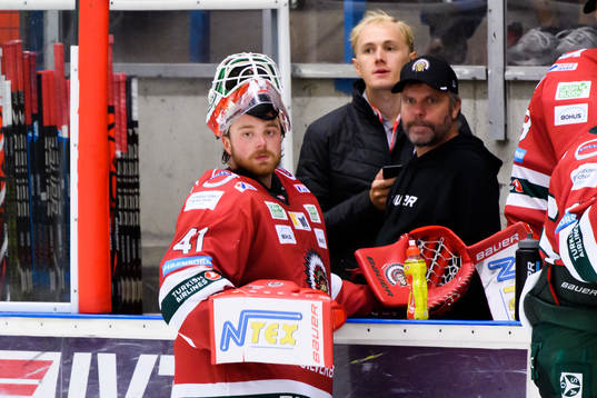 Frölundas målvakt Niklas Rubin