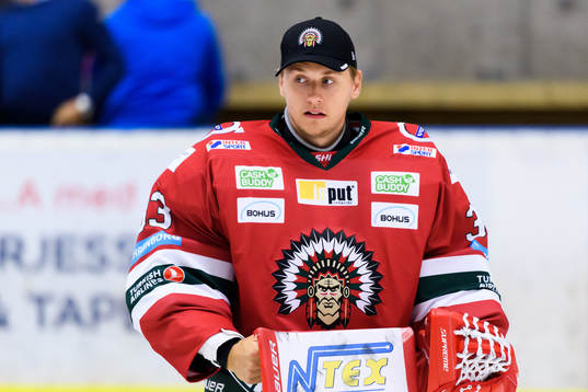Frölundas målvakt Johan Mattsson