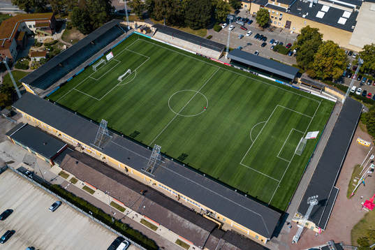 Generell vy tagen från luften över Malmö IP