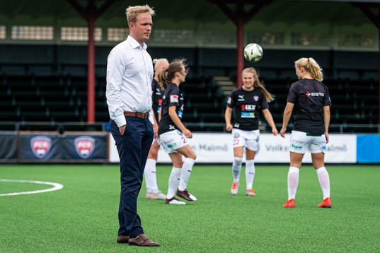 Rosengårds tränare Jonas Eidevall