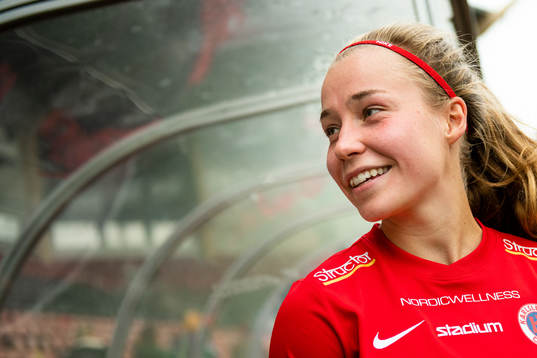 Örebros Heidi Kollanen jublar