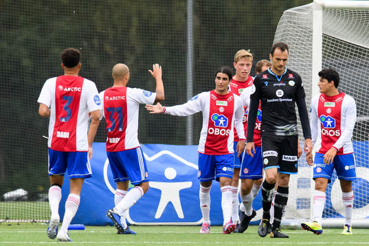 Yannis Maxitas Moulaof KFUM celebrates