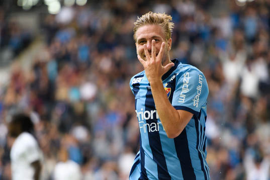 Djurgårdens Jonathan Ring jublar