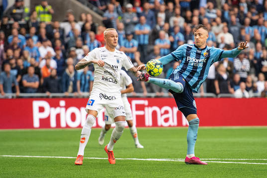 Djurgårdens Fredrik Ulvestad och Sirius Adam Ståhl