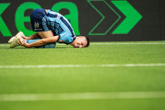 Djurgårdens Haris Radetinac får ont
