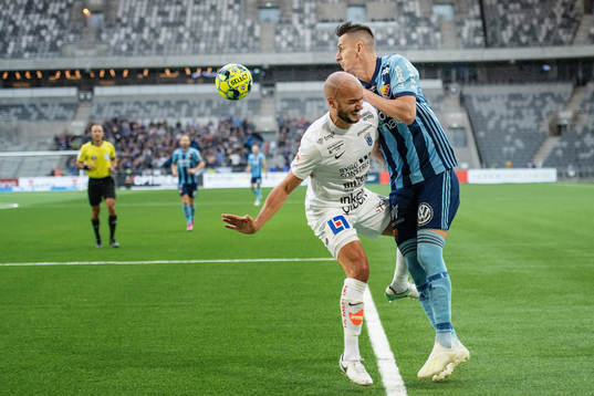 Sirius Karl Larson och Djurgårdens Haris Radetinac