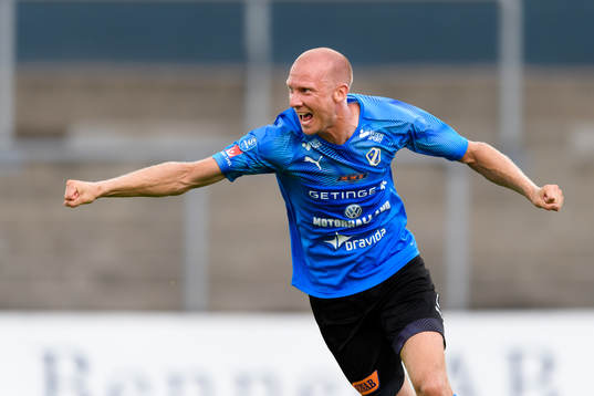 Halmstads Andreas Johansson jublar