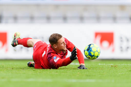Halmstads målvakt Malkolm Nilsson