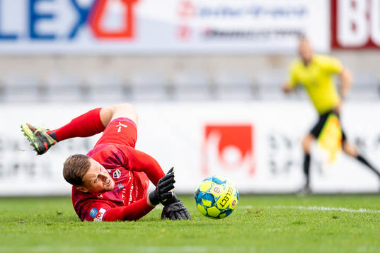 Halmstads målvakt Malkolm Nilsson
