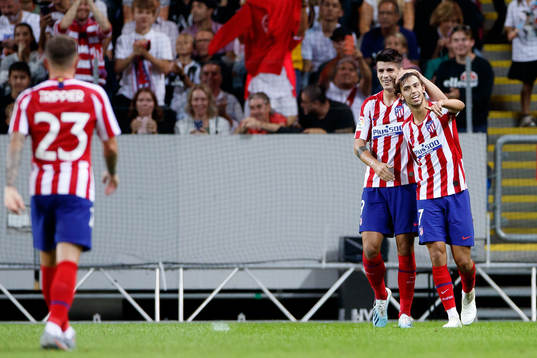 Joao Felix Sequeira of Atletico Madrid celebrates